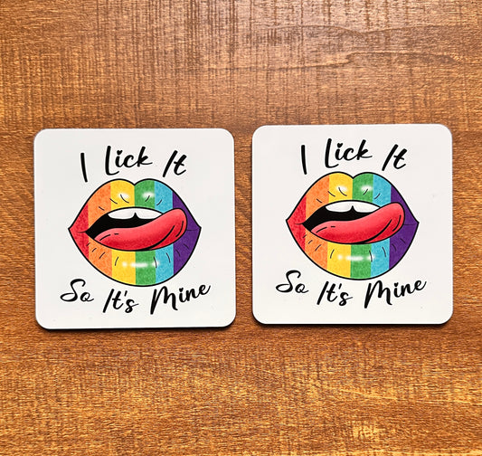 I Lick It Coaster