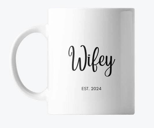 Wifey est. Mug